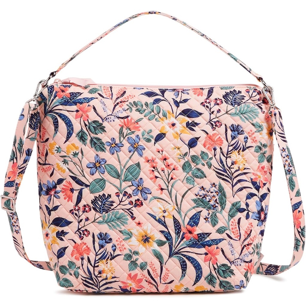 Vera Bradley Cotton Oversized Hobo Shoulder Bag